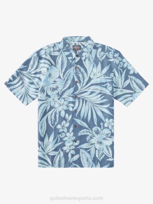 alférez azul brunch días camisa de manga corta hora de brunch waterman D6T4D1335 hombres Quiksilver