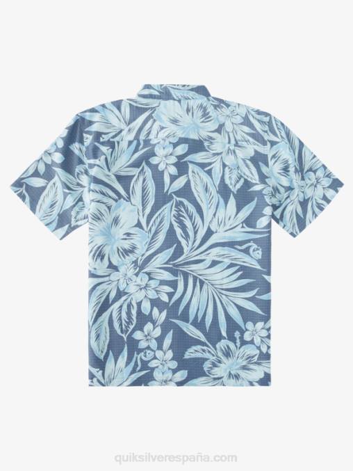 alférez azul brunch días camisa de manga corta hora de brunch waterman D6T4D1335 hombres Quiksilver
