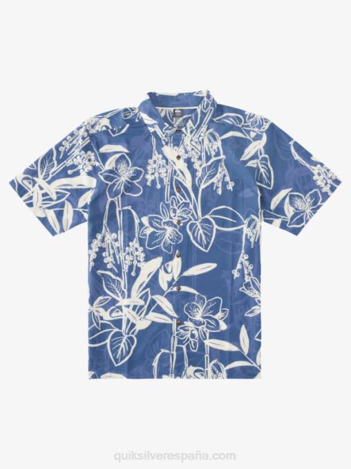 alférez caminos sueltos camisa hawaiana de formas sueltas de waterman D6T4D1328 hombres Quiksilver
