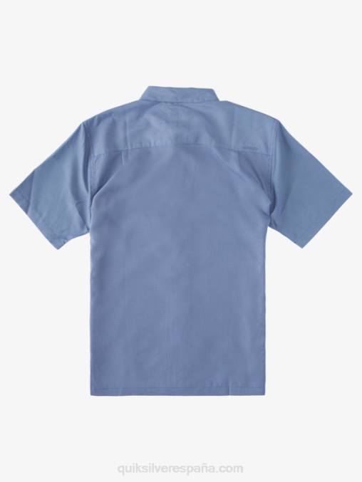 alférez reyes azules acantilado playera de manga corta Waterman Kings Cliff D6T4D282 hombres Quiksilver