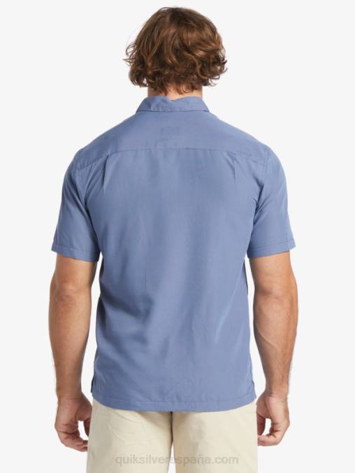 alférez reyes azules acantilado playera de manga corta Waterman Kings Cliff D6T4D282 hombres Quiksilver