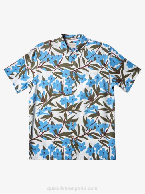 anochecer azul alrededor de la ciudad camisa de manga corta waterman around bush D6T4D473 hombres Quiksilver