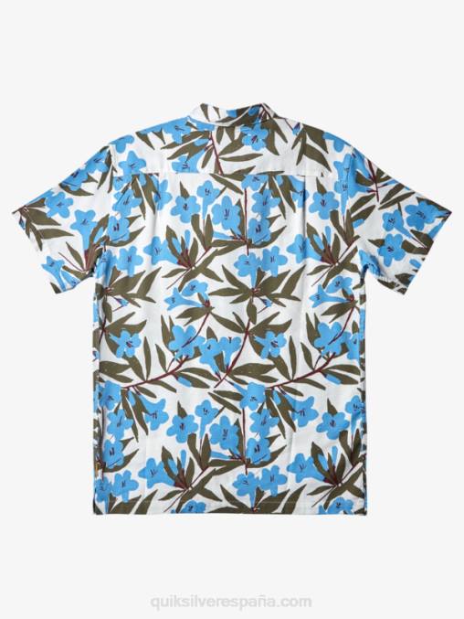 anochecer azul alrededor de la ciudad camisa de manga corta waterman around bush D6T4D473 hombres Quiksilver