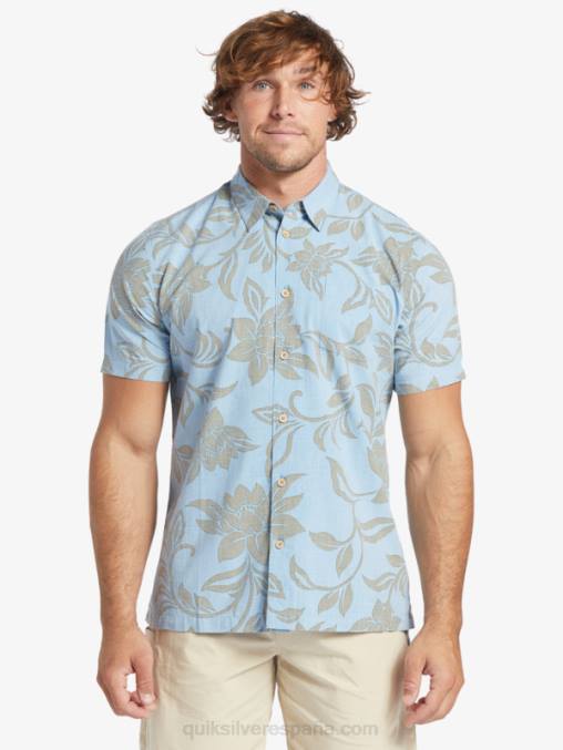 anochecer azul cada fin de semana w camisa de manga corta waterman cada fin de semana D6T4D289 hombres Quiksilver
