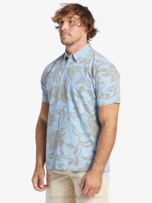 anochecer azul cada fin de semana w camisa de manga corta waterman cada fin de semana D6T4D289 hombres Quiksilver