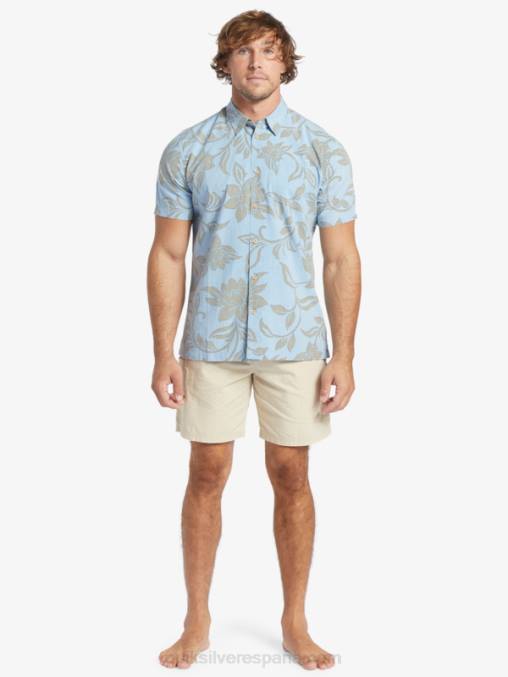anochecer azul cada fin de semana w camisa de manga corta waterman cada fin de semana D6T4D289 hombres Quiksilver