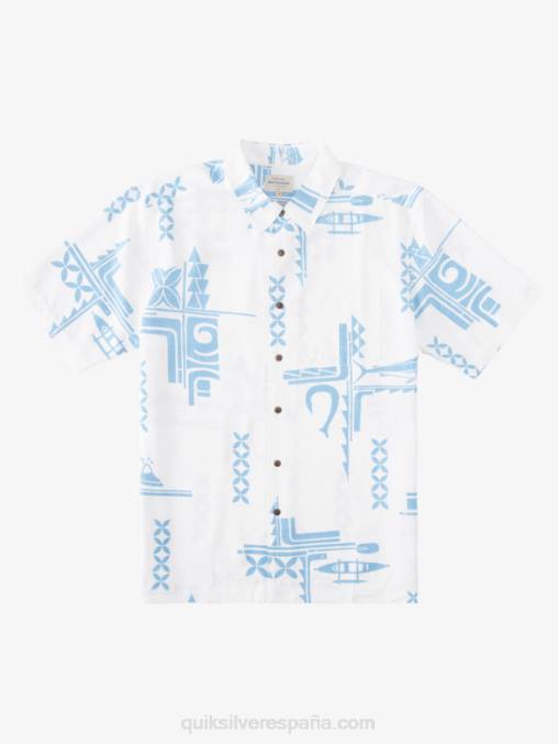 anochecer azul gran captura camisa de manga corta waterman big catch D6T4D864 hombres Quiksilver