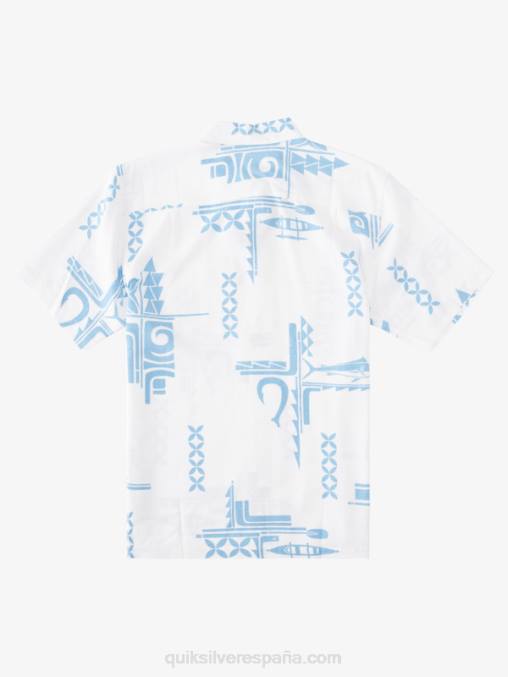 anochecer azul gran captura camisa de manga corta waterman big catch D6T4D864 hombres Quiksilver
