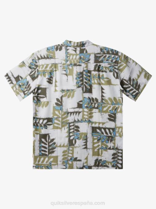 arrecife de canoas de té w camiseta técnica de manga corta waterman canoes arrecife D6T4D400 hombres Quiksilver