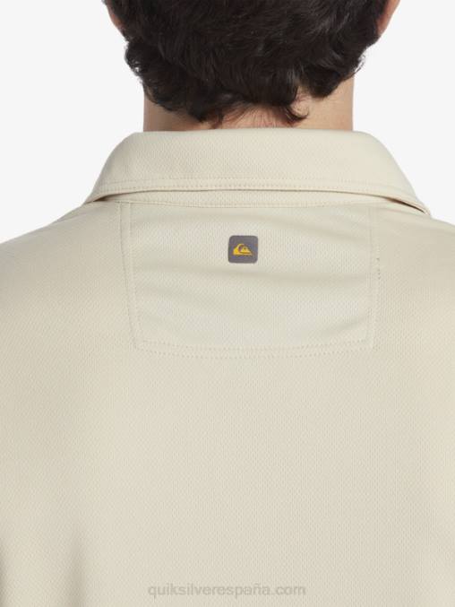 arroz integral polo de manga corta waterman waterman D6T4D95 hombres Quiksilver
