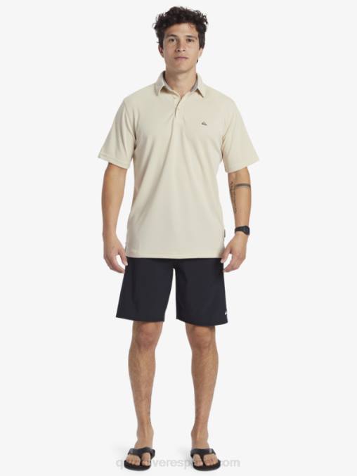 arroz integral polo de manga corta waterman waterman D6T4D95 hombres Quiksilver