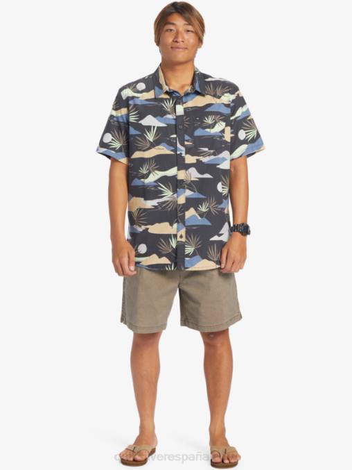 asfalto lento aturdimiento ss camisa de manga corta aturdida lenta D6T4D667 hombres Quiksilver