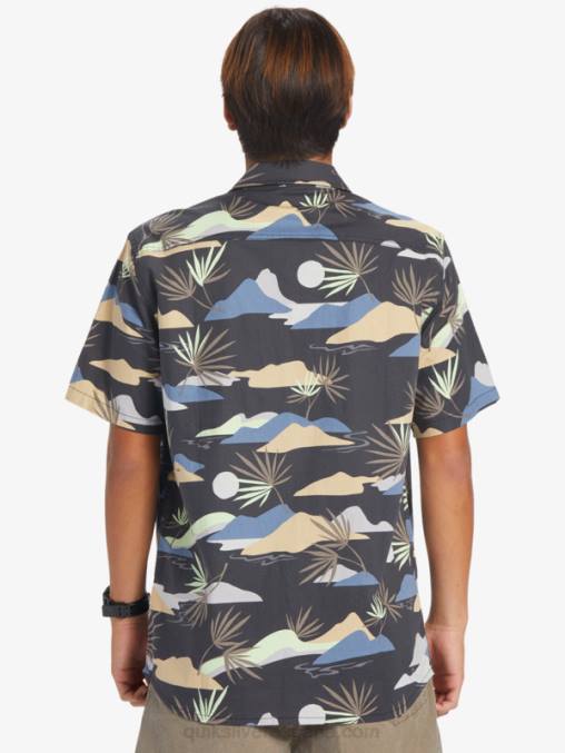 asfalto lento aturdimiento ss camisa de manga corta aturdida lenta D6T4D667 hombres Quiksilver