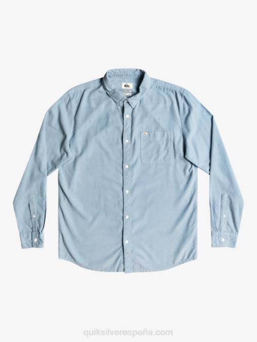 ashley azul camisa de manga larga con rastro de humo D6T4D1225 hombres Quiksilver