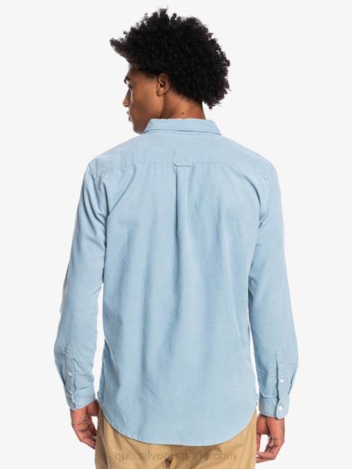 ashley azul camisa de manga larga con rastro de humo D6T4D1225 hombres Quiksilver
