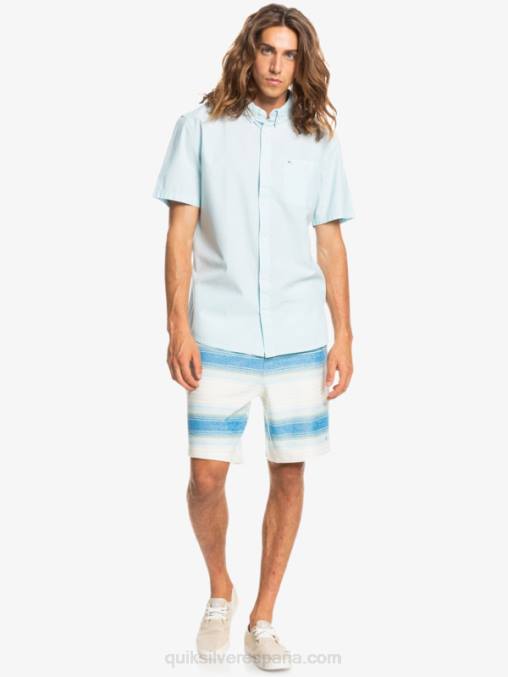 azul aireado camiseta de manga corta D6T4D384 hombres Quiksilver