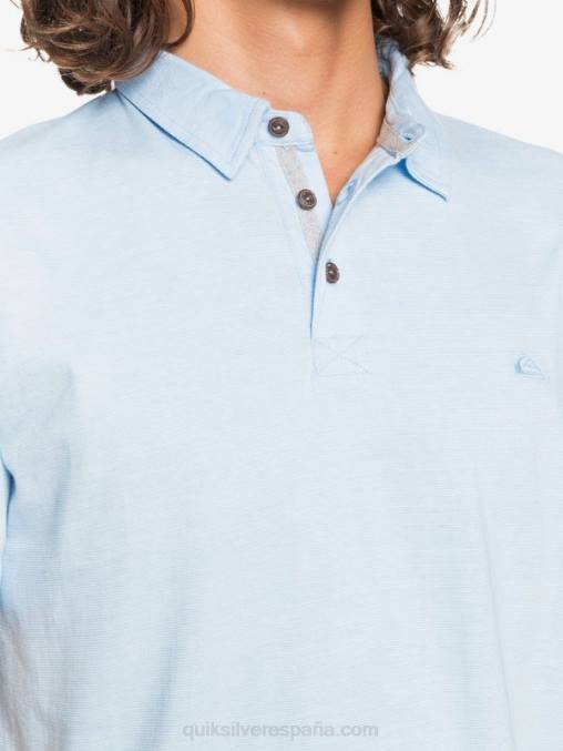 azul aireado polo de manga corta de crucero de sol todos los días D6T4D1553 hombres Quiksilver