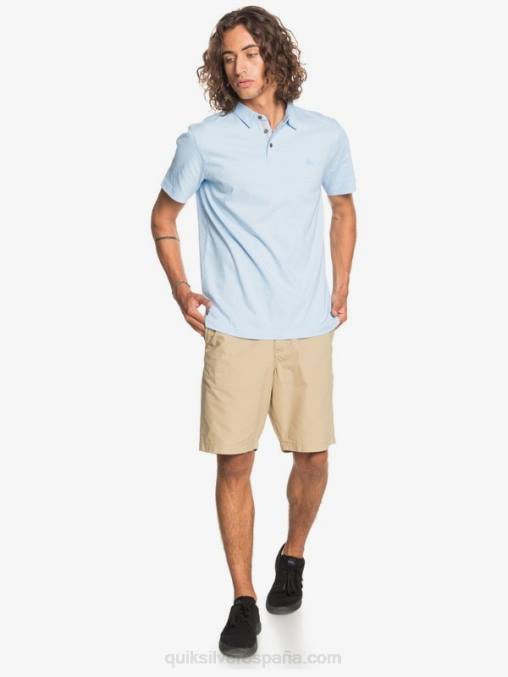 azul aireado polo de manga corta de crucero de sol todos los días D6T4D1553 hombres Quiksilver