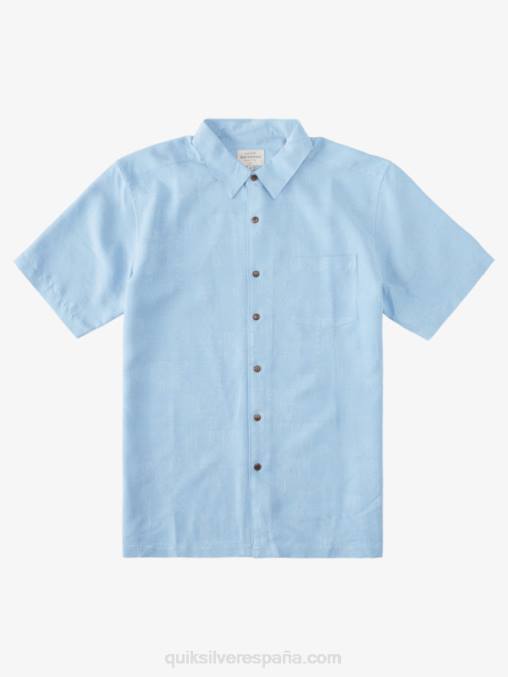 azul anochecer camisa manga corta waterman manele bay D6T4D800 hombres Quiksilver