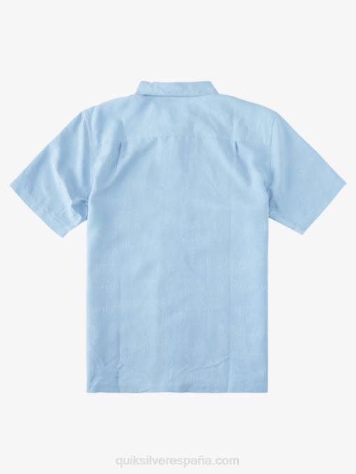 azul anochecer camisa manga corta waterman manele bay D6T4D800 hombres Quiksilver