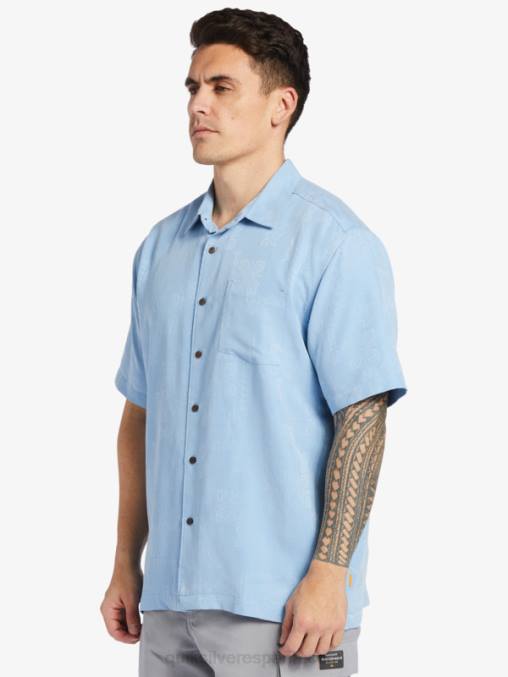 azul anochecer camisa manga corta waterman manele bay D6T4D800 hombres Quiksilver