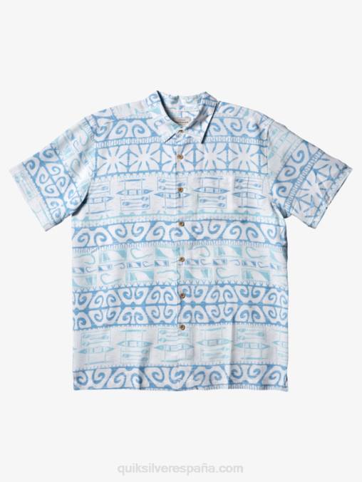 azul anochecer en los árboles playera de manga corta Waterman at Trees D6T4D293 hombres Quiksilver