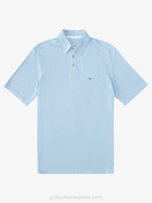 azul anochecer polo de manga corta waterman waterpolo D6T4D248 hombres Quiksilver