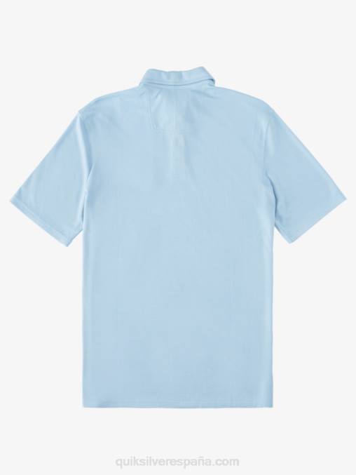 azul anochecer polo de manga corta waterman waterpolo D6T4D248 hombres Quiksilver