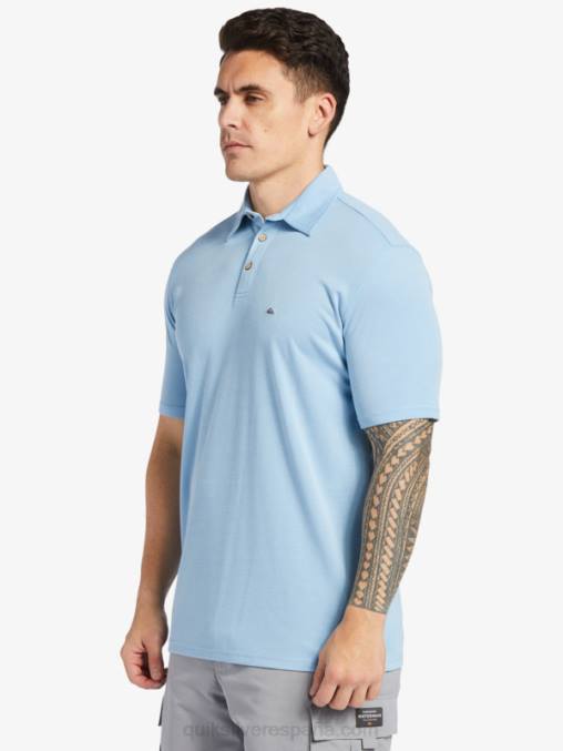 azul anochecer polo de manga corta waterman waterpolo D6T4D248 hombres Quiksilver