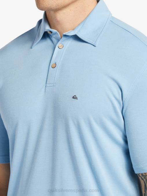 azul anochecer polo de manga corta waterman waterpolo D6T4D248 hombres Quiksilver