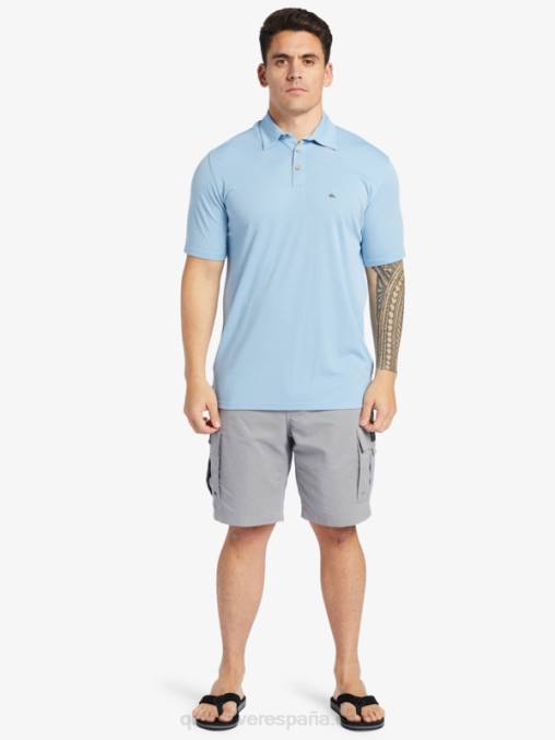 azul anochecer polo de manga corta waterman waterpolo D6T4D248 hombres Quiksilver