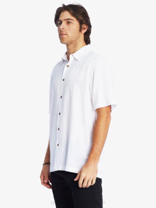 blanco camisa antiarrugas premium waterman tahiti palms D6T4D867 hombres Quiksilver