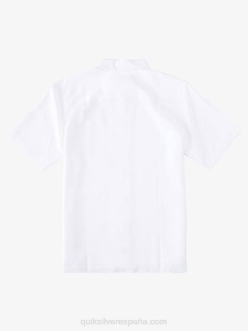 blanco camisa manga corta waterman manele bay D6T4D799 hombres Quiksilver