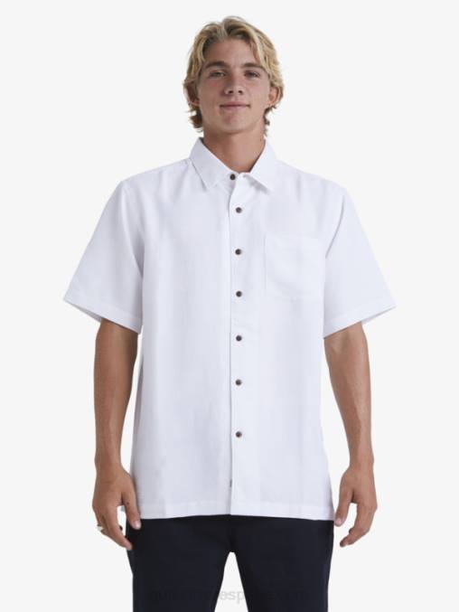 blanco camisa manga corta waterman manele bay D6T4D799 hombres Quiksilver