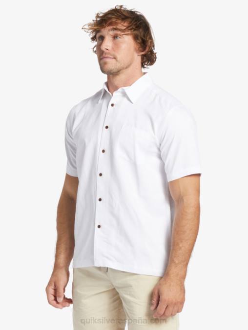 blanco camisa manga corta waterman manele bay D6T4D799 hombres Quiksilver