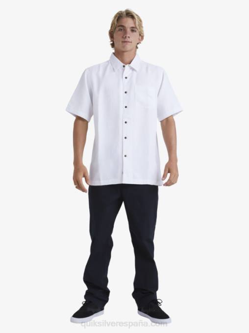 blanco camisa manga corta waterman manele bay D6T4D799 hombres Quiksilver