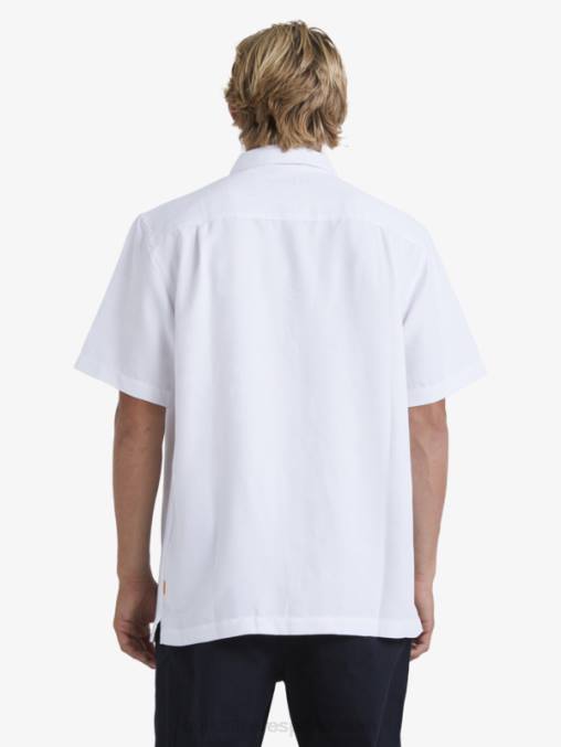 blanco camisa manga corta waterman manele bay D6T4D799 hombres Quiksilver
