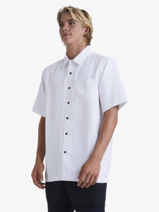 blanco camisa manga corta waterman manele bay D6T4D799 hombres Quiksilver
