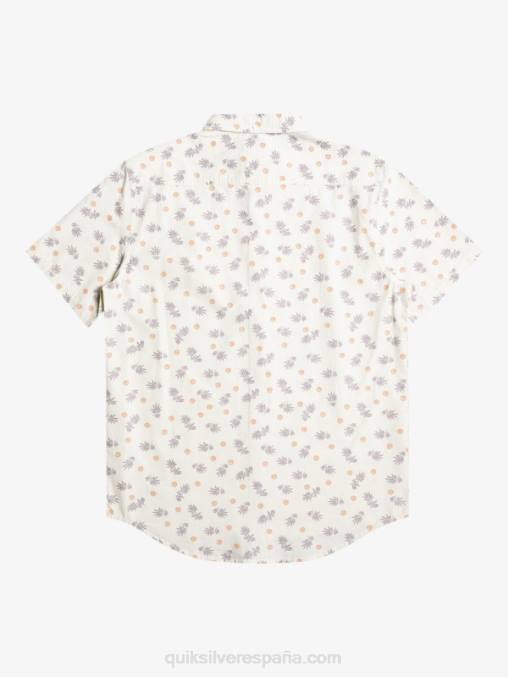 blanco del océano del océano al paraíso camiseta de manga corta D6T4D1390 hombres Quiksilver