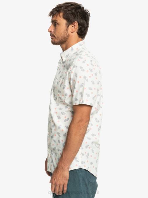 blanco del océano del océano al paraíso camiseta de manga corta D6T4D1390 hombres Quiksilver