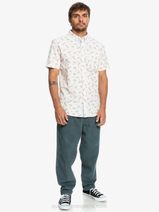 blanco del océano del océano al paraíso camiseta de manga corta D6T4D1390 hombres Quiksilver