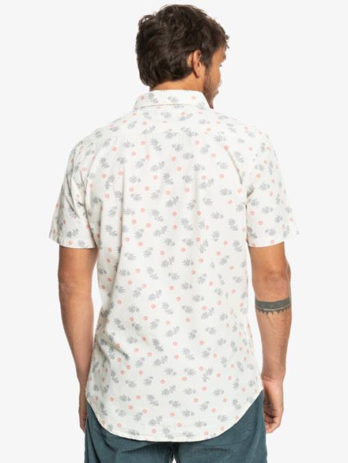 blanco del océano del océano al paraíso camiseta de manga corta D6T4D1390 hombres Quiksilver