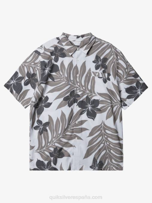 blanco negro camisa manga corta waterman shonan D6T4D992 hombres Quiksilver