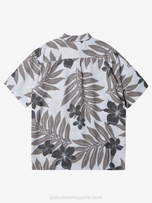 blanco negro camisa manga corta waterman shonan D6T4D992 hombres Quiksilver