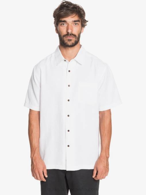blanco playera de manga corta Waterman Kelpies Bay D6T4D1358 hombres Quiksilver