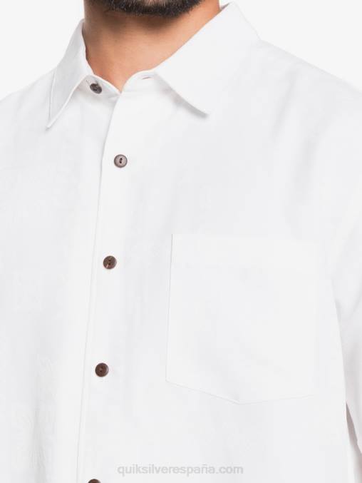 blanco playera de manga corta Waterman Kelpies Bay D6T4D1358 hombres Quiksilver