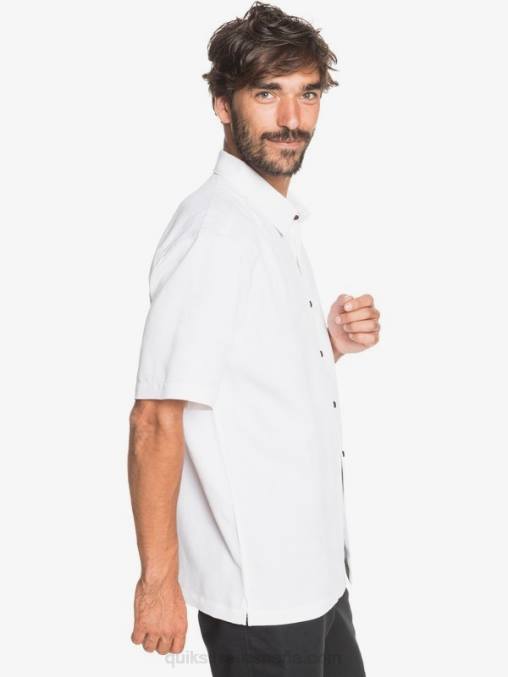 blanco playera de manga corta Waterman Kelpies Bay D6T4D1358 hombres Quiksilver