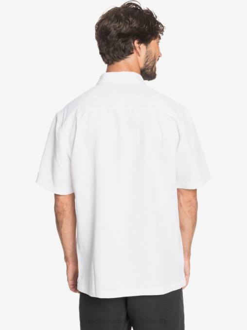 blanco playera de manga corta Waterman Kelpies Bay D6T4D1358 hombres Quiksilver