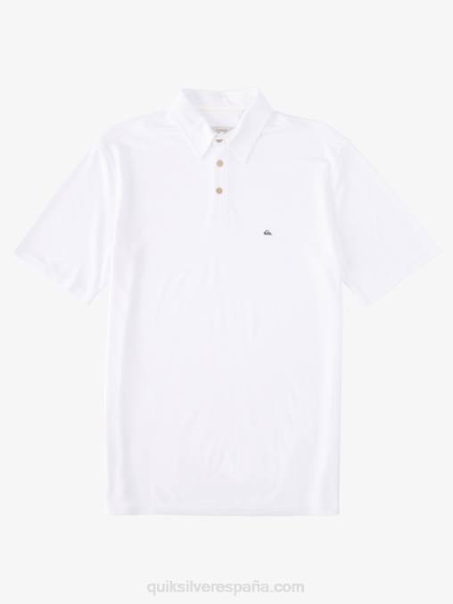blanco polo de manga corta waterman waterpolo D6T4D246 hombres Quiksilver