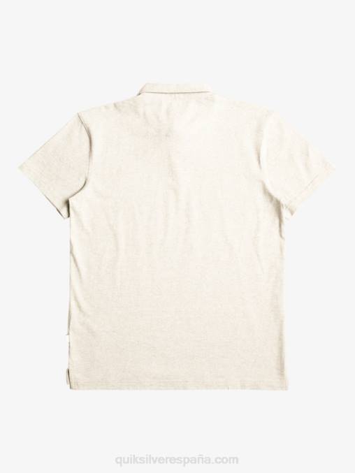 brezo gris claro polo de manga corta crucero al atardecer D6T4D475 hombres Quiksilver